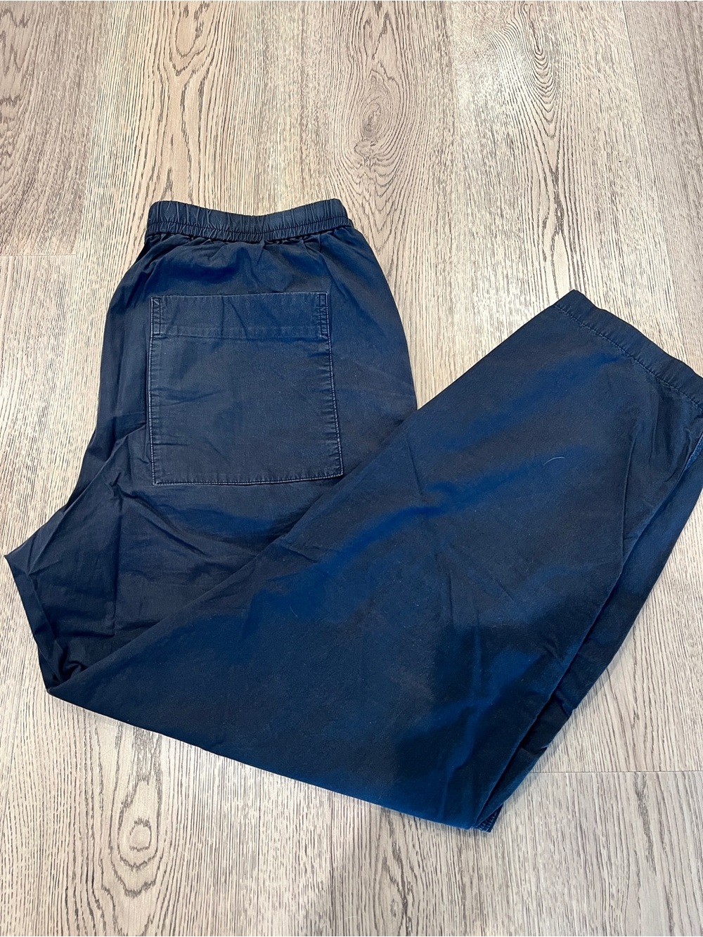 COS | Men's Blue Elastic-Waist Relaxed Lightweight Pants